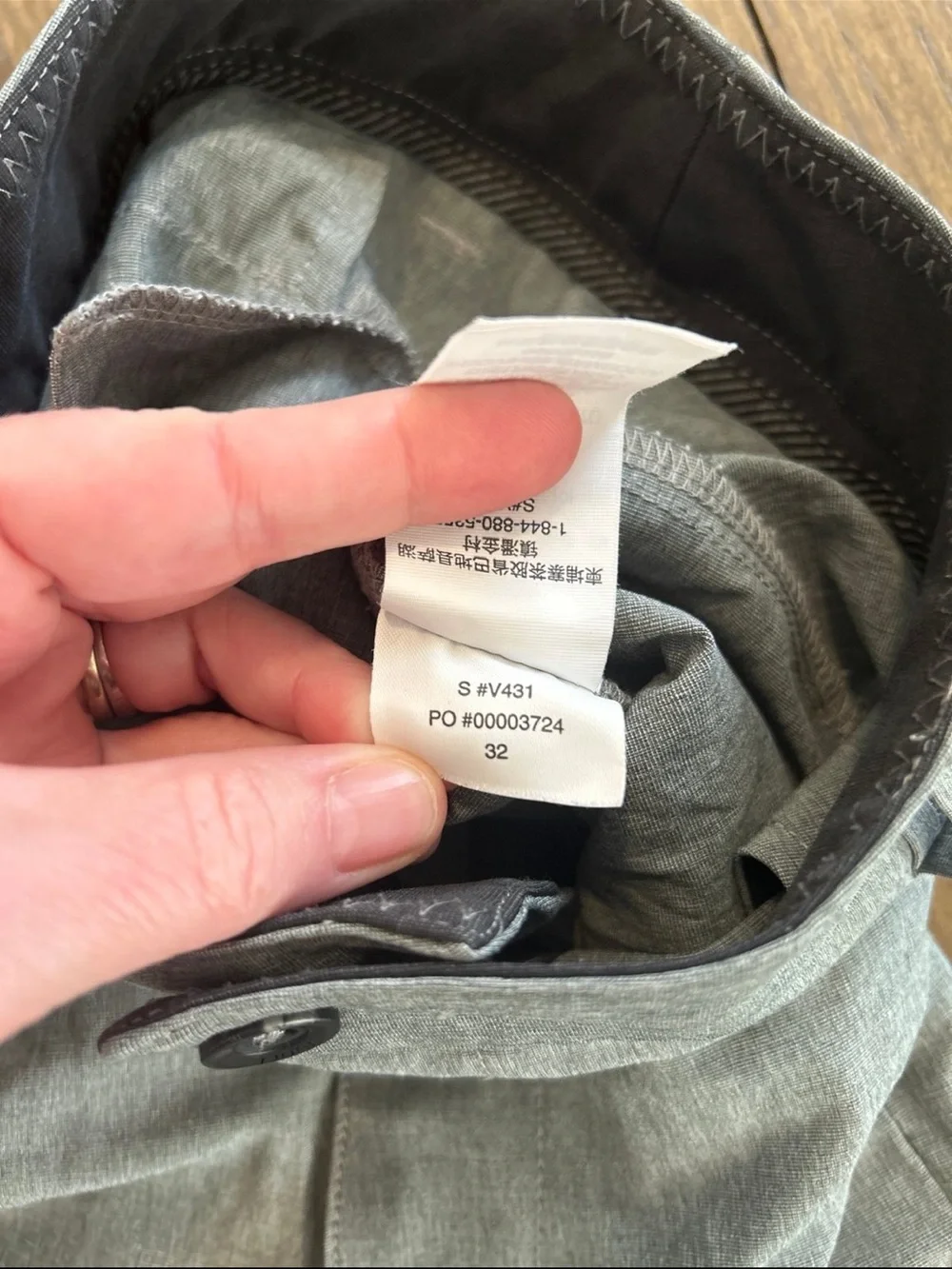 Vuori Light Gray Men's Dress Pants